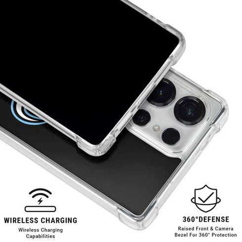 NHL Utah Mammoth Alternate Black Galaxy S25 Ultra Clear Case